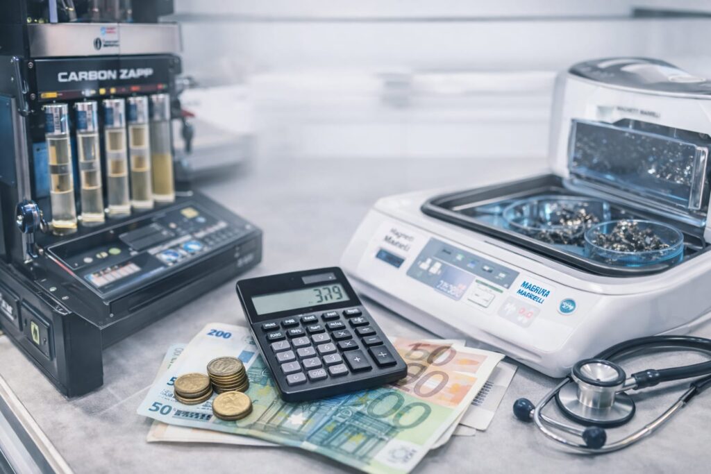 Cenník diagnostiky a čistenia vstrekovačov